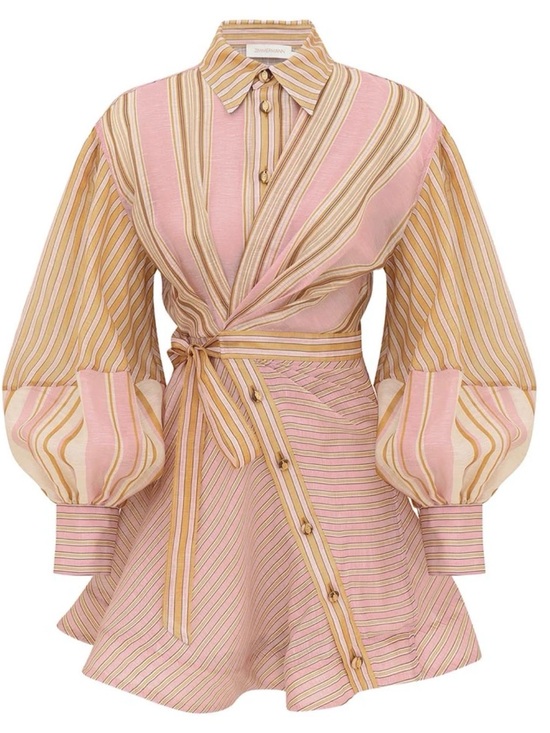 Zimmermann Dresses & Skirts - Zimmermann Alchemy Striped Mini Dress